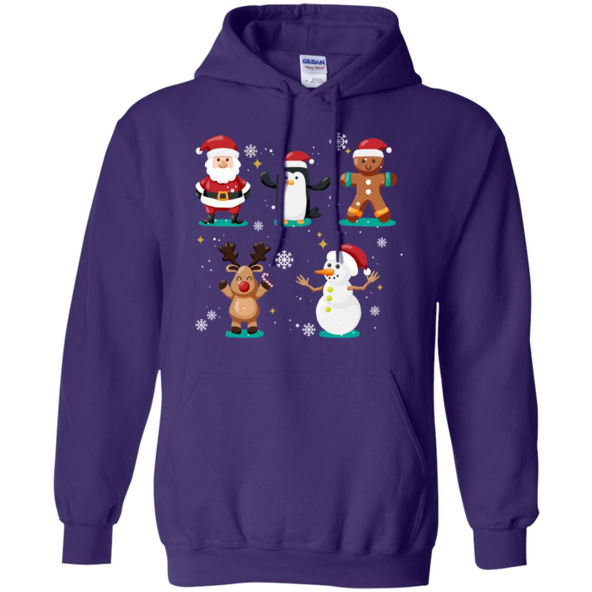 Christmas Character Ideas Gift Shirt Purple