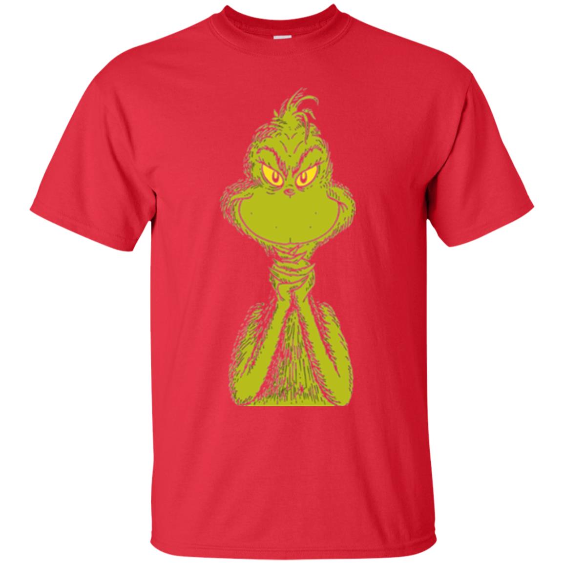 Dr. Seuss Classic Sly Grinch T-shirt Red