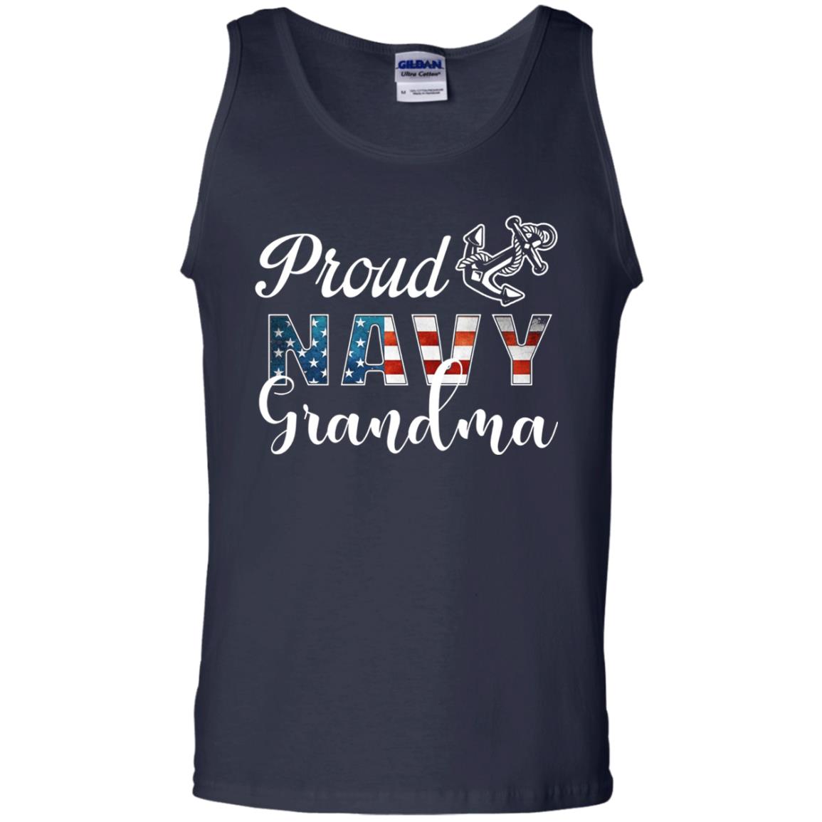 Proud Navy Grandma Military Mama Shirt Navy