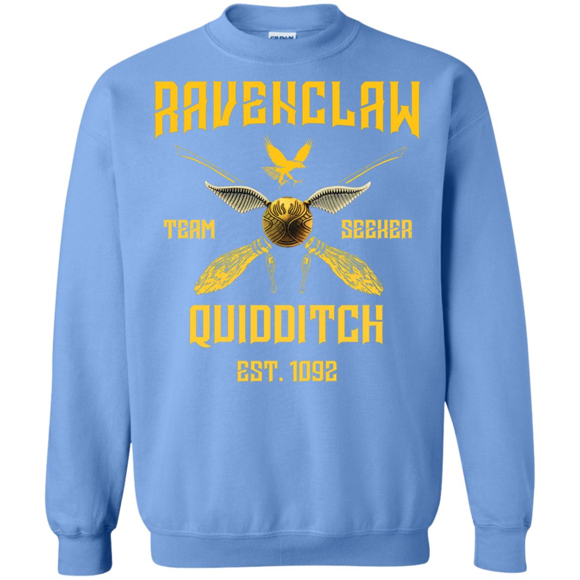 Ravenclaw Quiddith Team Seeker Est 1092 Harry Potter ShirtG180 Gildan Crewneck Pullover Sweatshirt 8 oz.