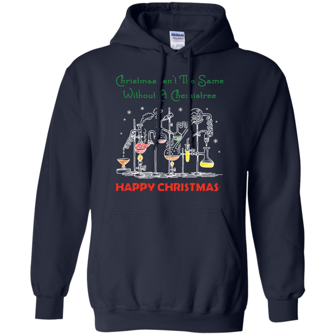 Christmas Isn't The Same Without A Chemistree Happy Christmas T-shirt Navy