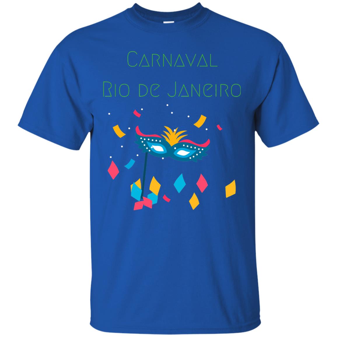 Mardi Gras T-shirt Rio Carnival Carnaval Rio De Janeiro Brazil Royal