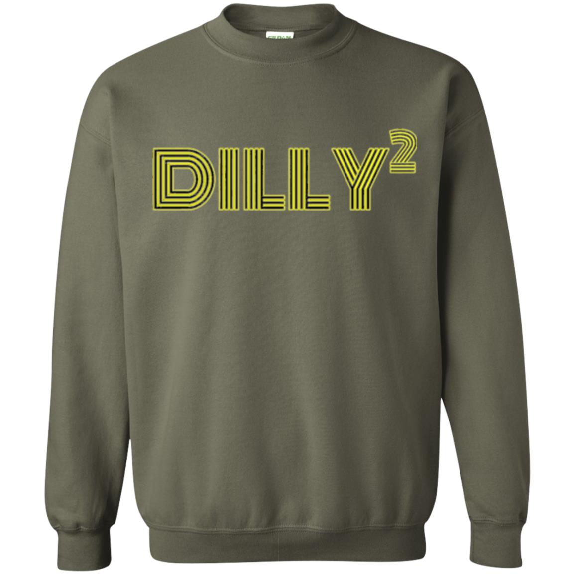 Christmas T-shirt Dilly Squared Military Green