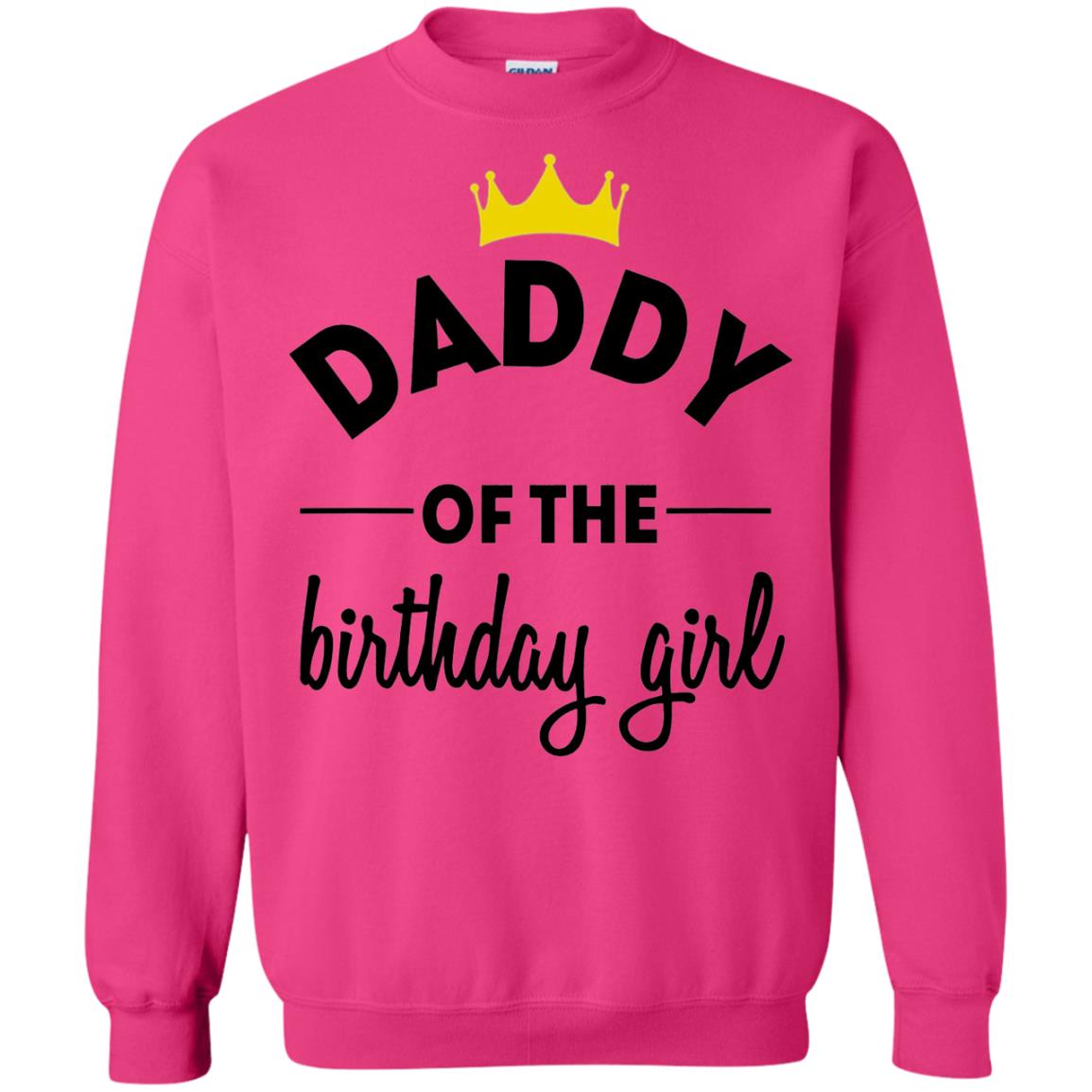 Daddy Of The Birthday Girl Party T-shirt Heliconia