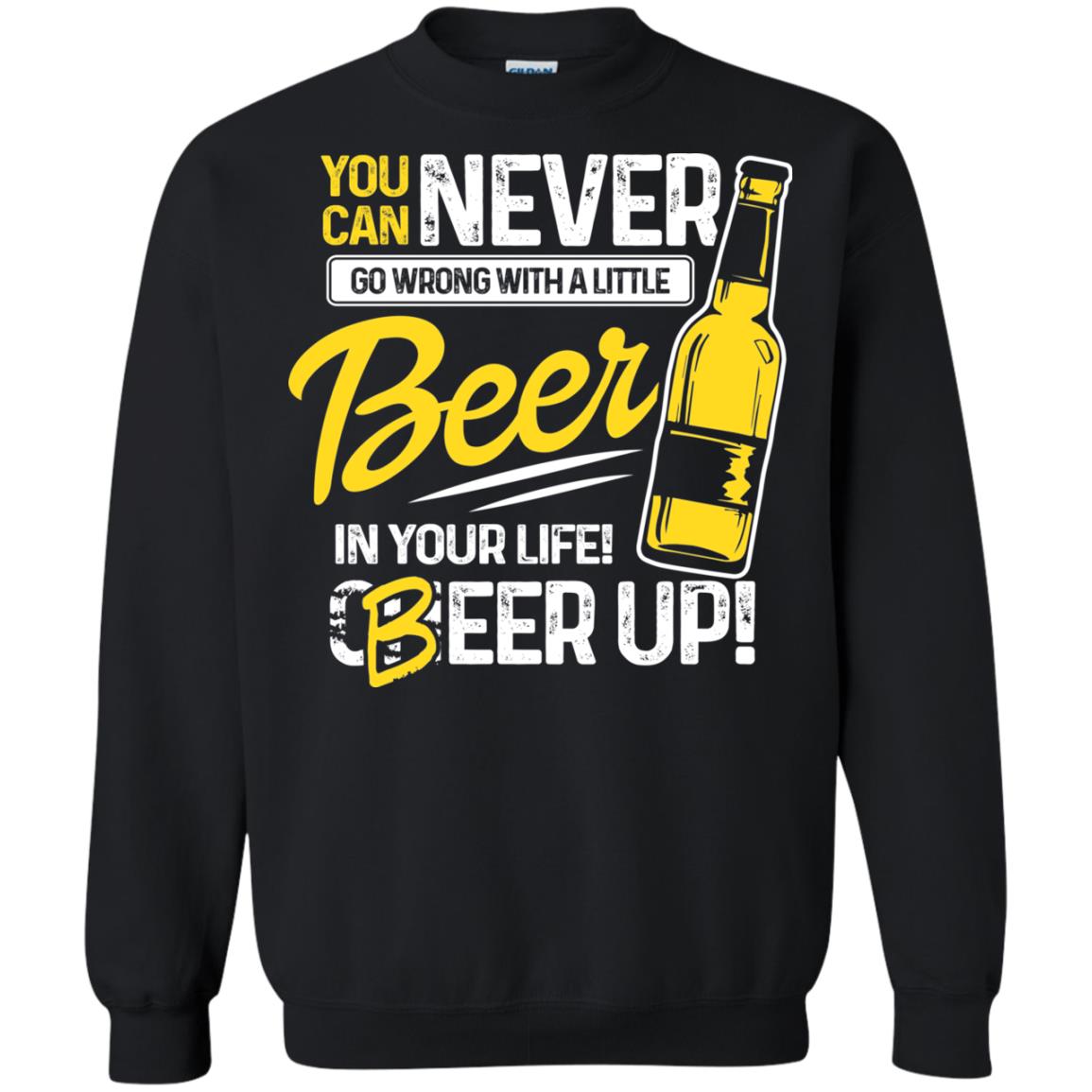 You Can Never Go Wrong With A Little Beer In Your Life Rock On Everyone Black