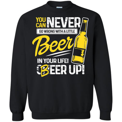 You Can Never Go Wrong With A Little Beer In Your Life Rock On Everyone Black