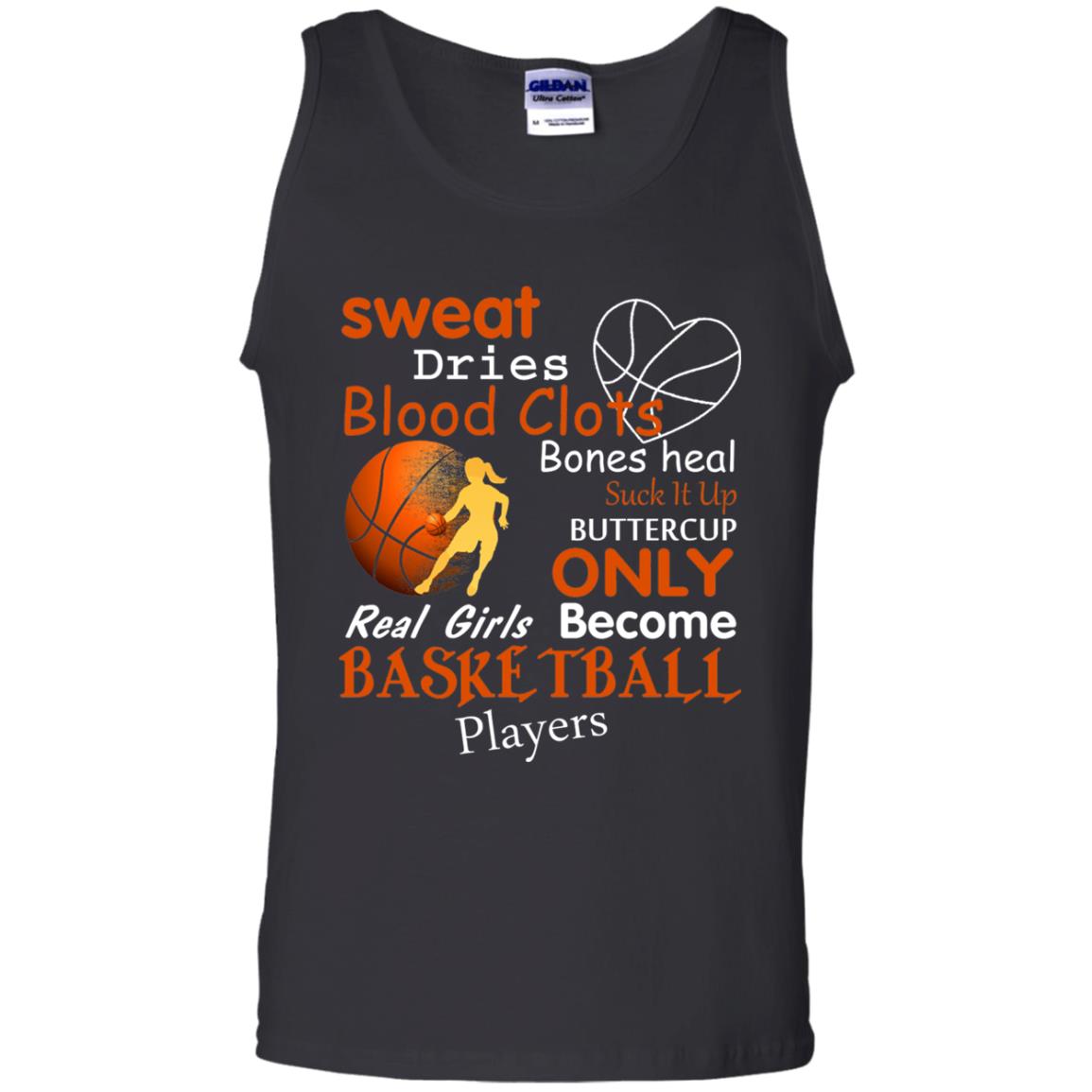 Basketball Shirt Real Girls Become Basketball Players Black