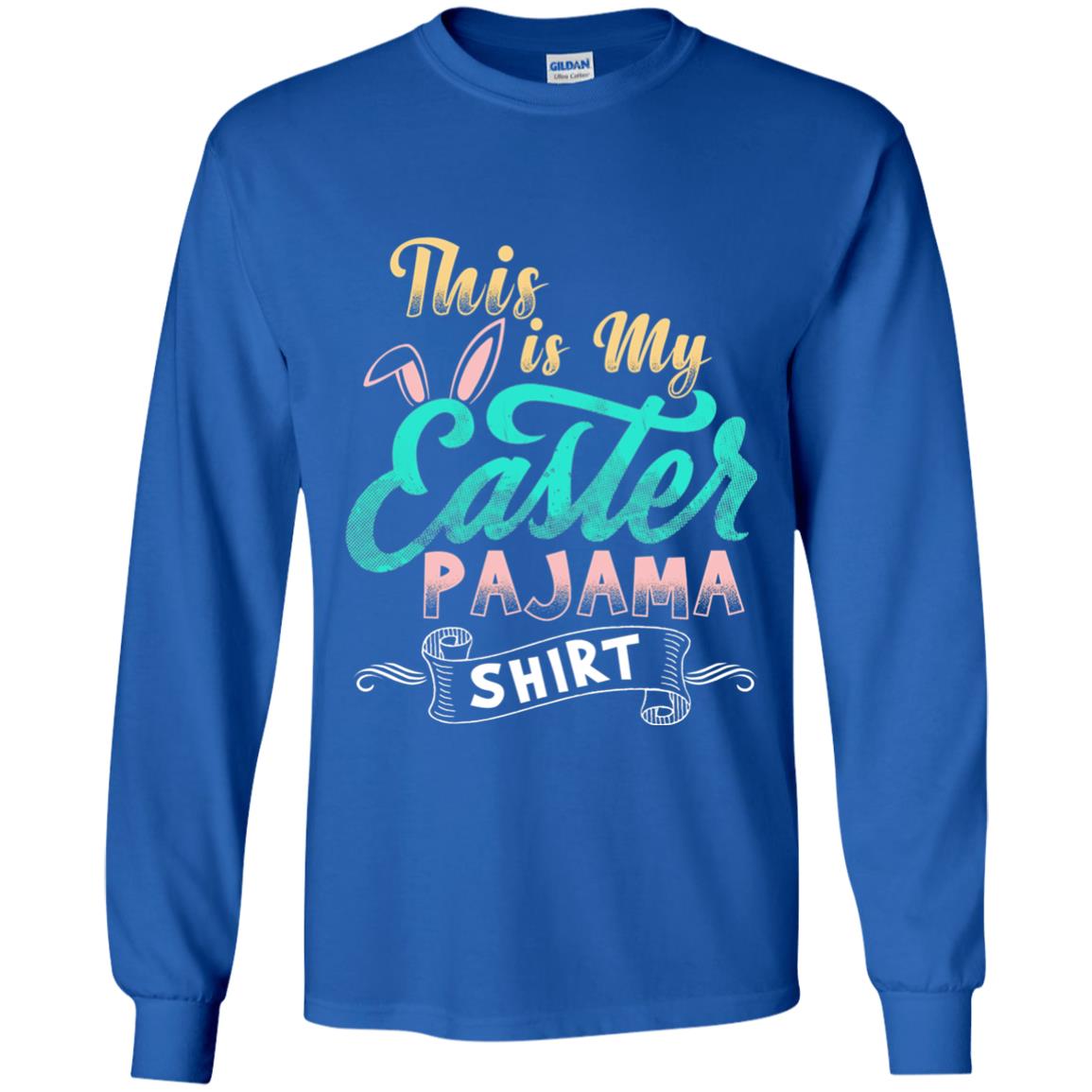 Easter T-shirt This Is Easter Pajama Shirt Royal