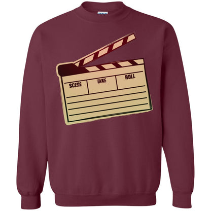 Movie Clapper Filmmaker Film Student Shirt Maroon