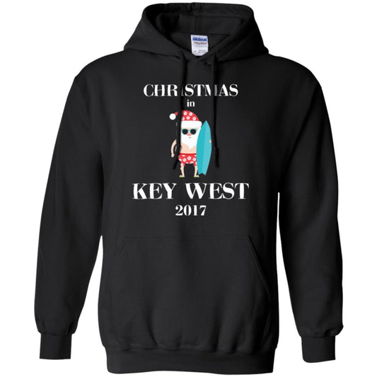 Family Vacation T-shirt Christmas In Key West 2017 Black