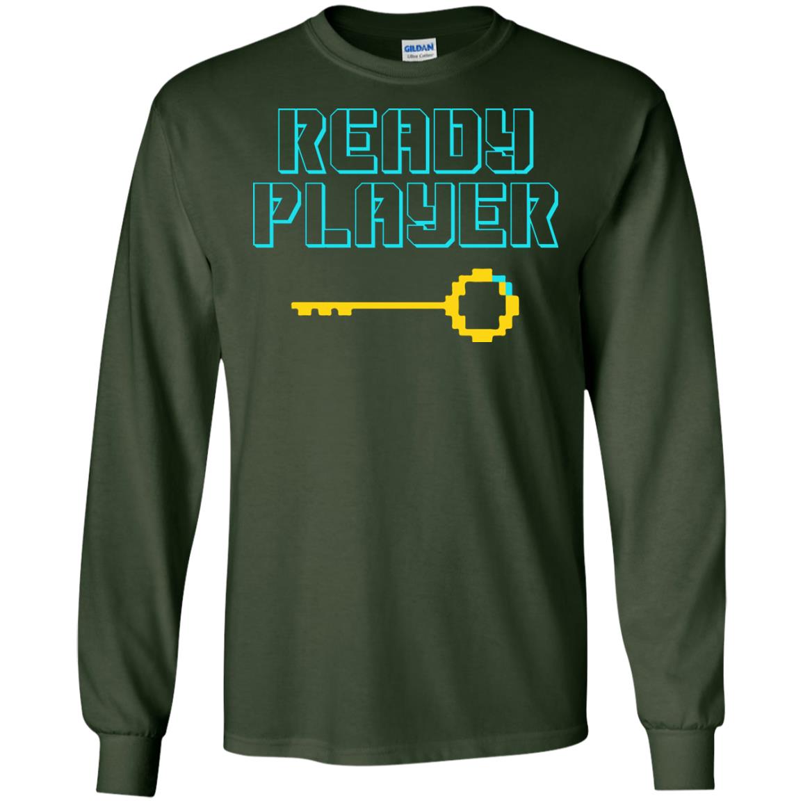 Ready Player Gamer T-shirt Forest Green