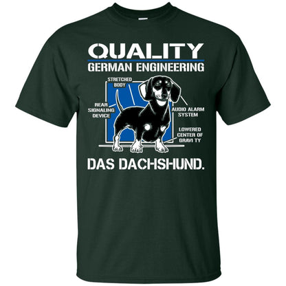 Quality German Engineering Das Dachshund Dog Lover T-shirt Forest
