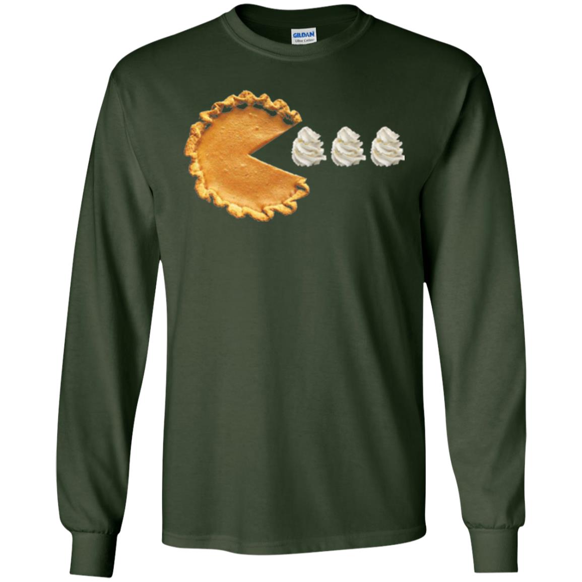 Pumpkin Pie Thanksgiving T-shirt Forest Green
