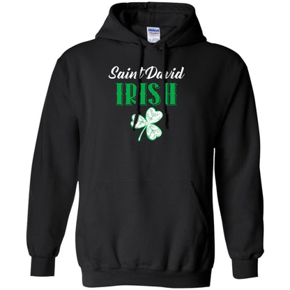 Saint Patrick's Day T-shirt Saint David Irish Black