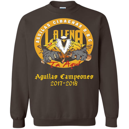 Baseball Lover T-shirt Aguilas Cibaenas Campeones 2017-2018 Dark Chocolate