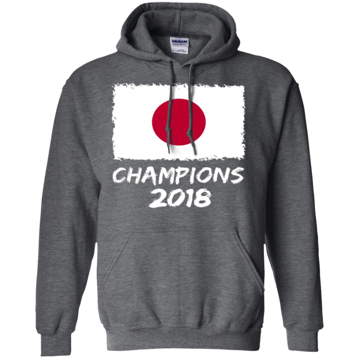 Football Lover T-shirt Japan Champions 2018 T-shirt Dark Heather