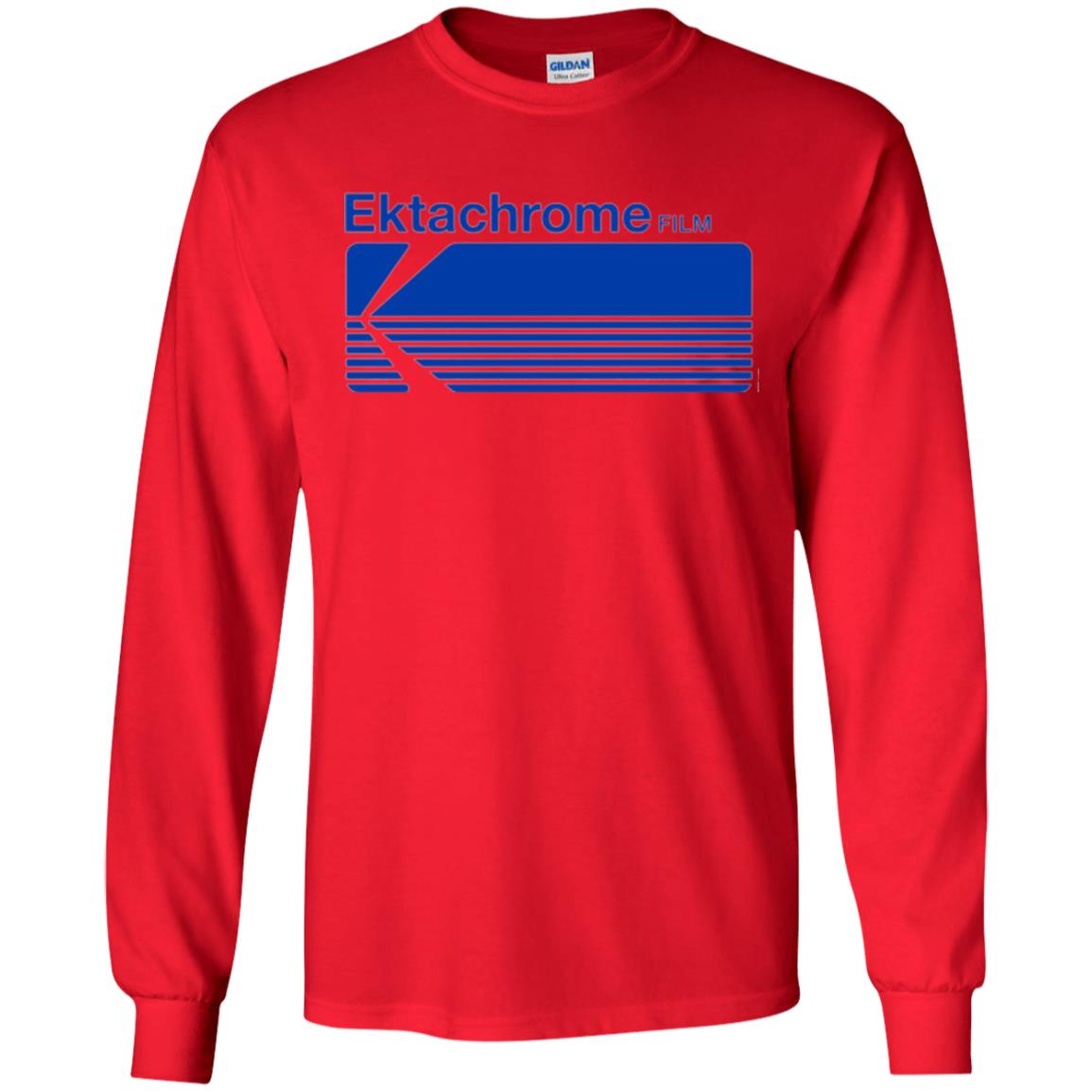 Logo T-shirt Vintage Ektachrome Film Red