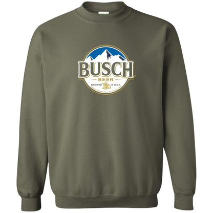 Beer Lovers T-shirt Busch Beer Military Green