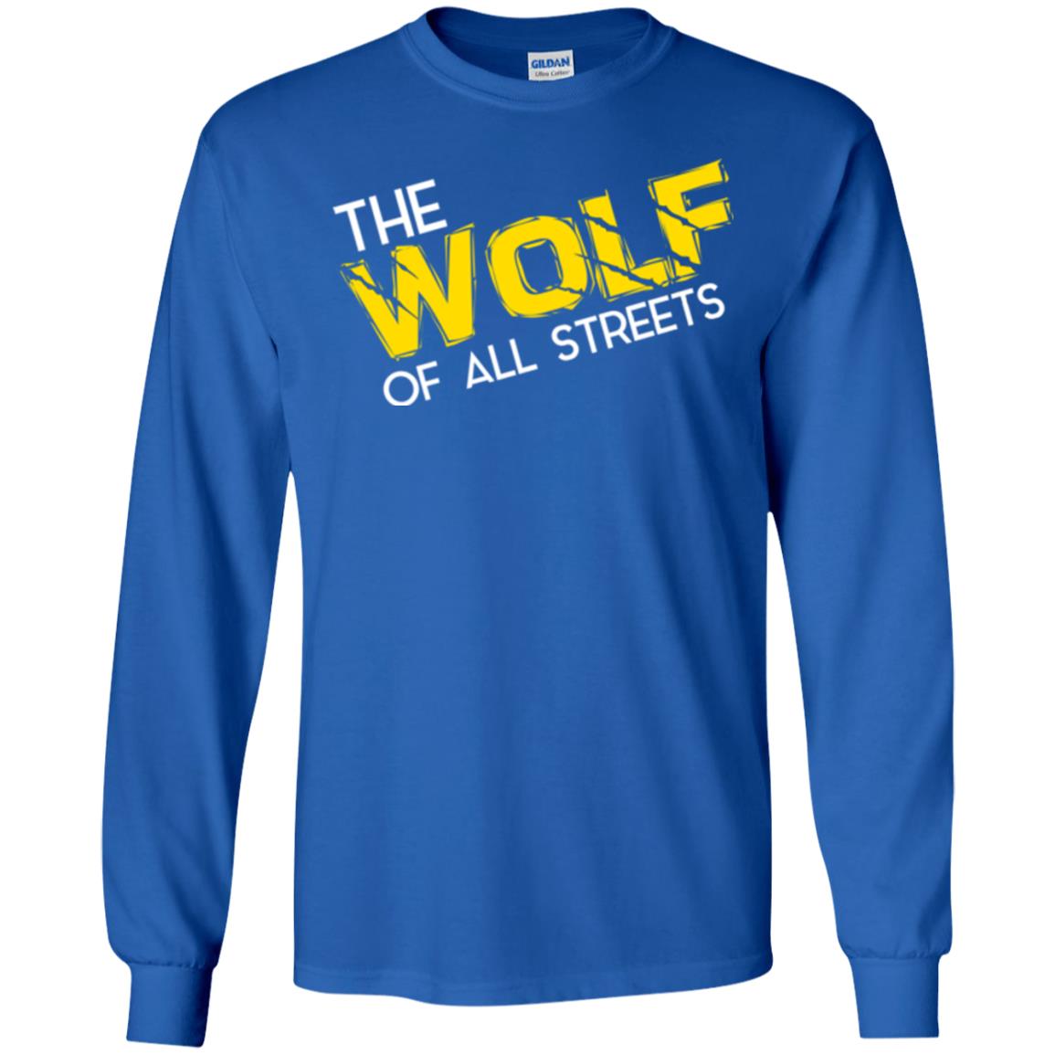 Wolf Lover T-shirt The Wolf Of All Streets Royal