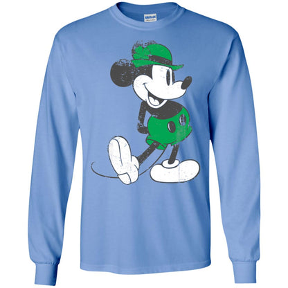 Mickey Mouse St. Patrick_s Day T-shirt Carolina Blue