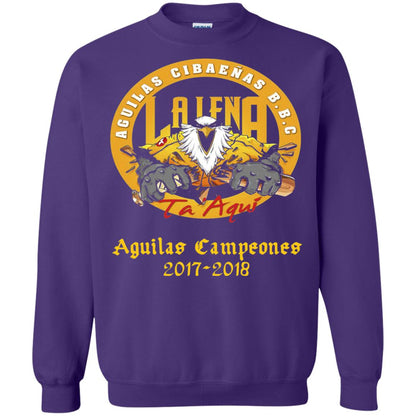 Baseball Lover T-shirt Aguilas Cibaenas Campeones 2017-2018 Purple