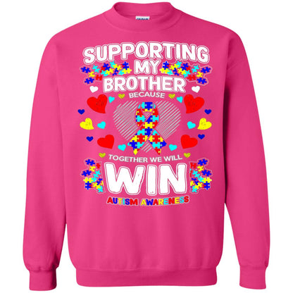 Autism Awareness Shirts For Supporting My Brother Heliconia