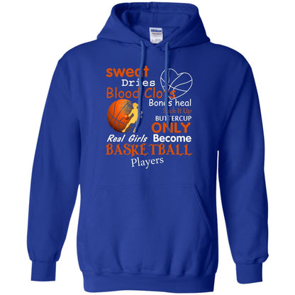 Basketball Shirt Real Girls Become Basketball Players Royal