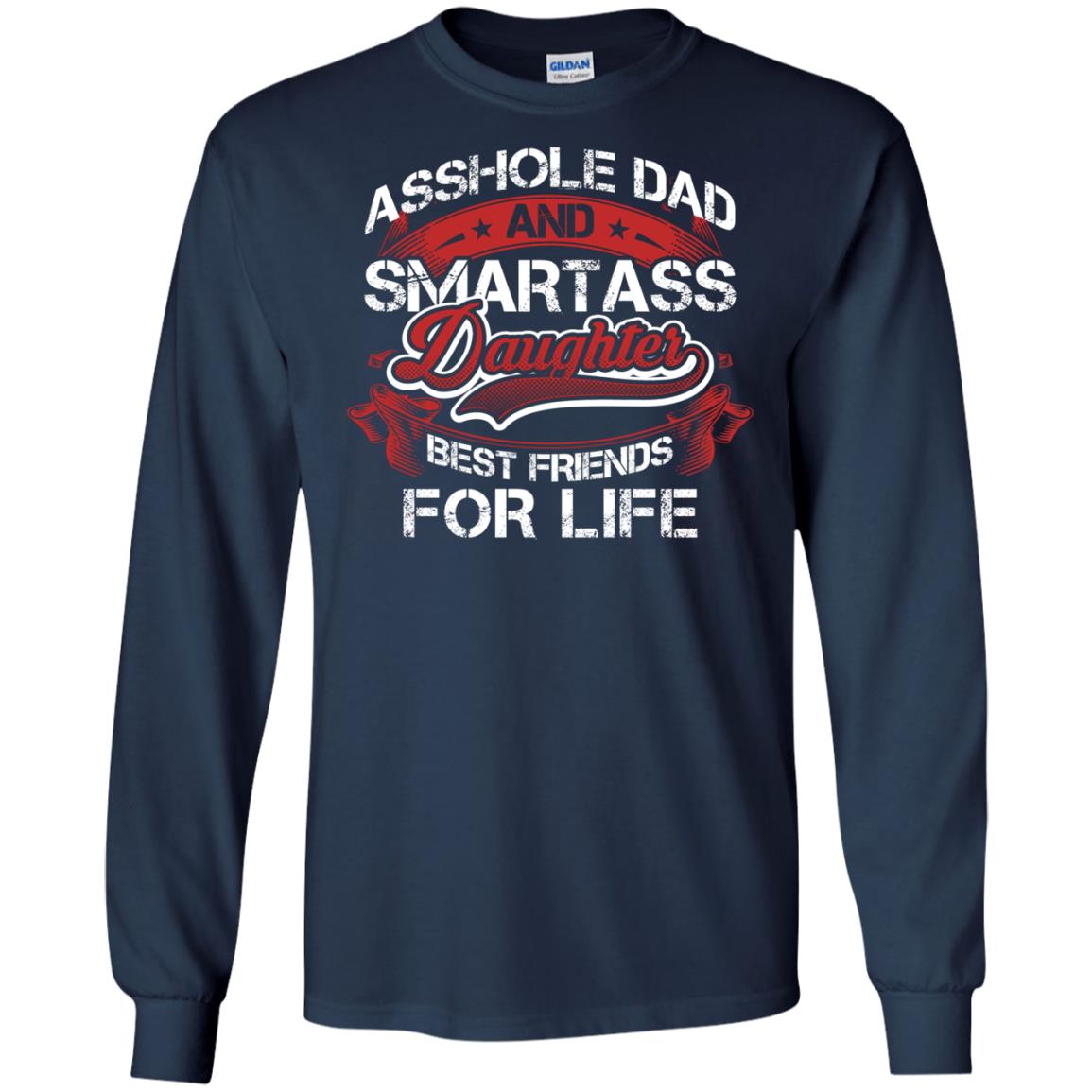 Dad And Daughter Best Friends For Life Cool Shirt For Daddy And Daughter Navy