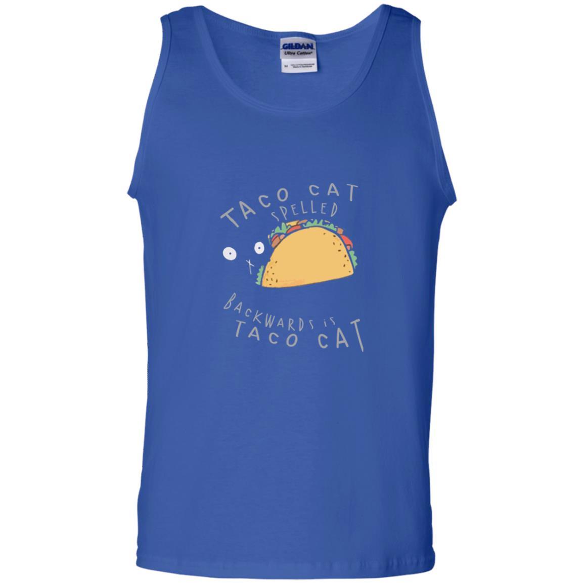 Cat Lovers T-shirt Taco Cat Spelled Backward Is Taco Cat Royal