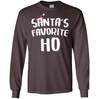 Christmas T-shirt Santa_s Favorite Ho Dark Chocolate