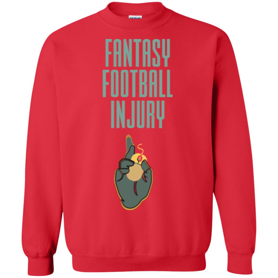 Gamer T-shirt Fantasy Football Injury Red