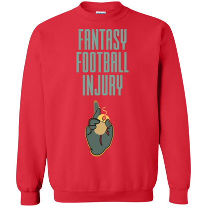 Gamer T-shirt Fantasy Football Injury Red