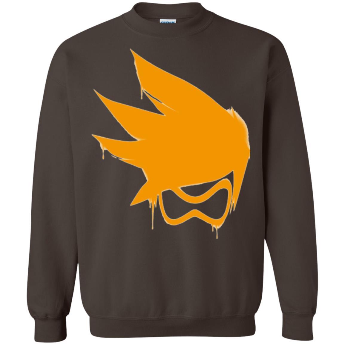 Film T-shirt Tracer Orange Spray T-shirt Dark Chocolate