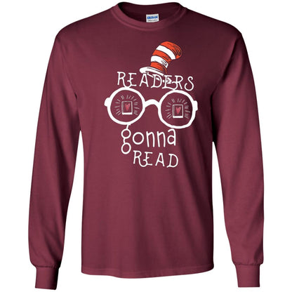 Readers Gonna Read Bookworm T-shirt Maroon