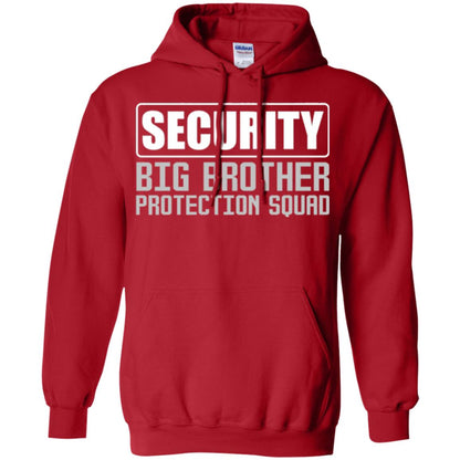 Family T-shirt Security Big Brother Protection Squad Red