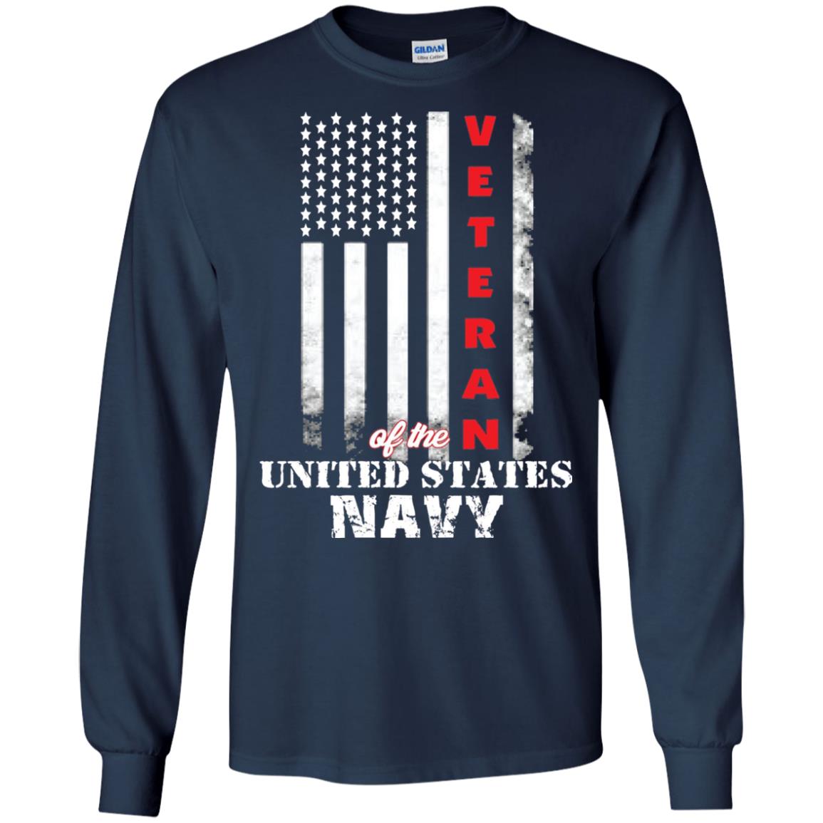 Armed Forces Us Navy Vintage Veteran T-shirt Navy