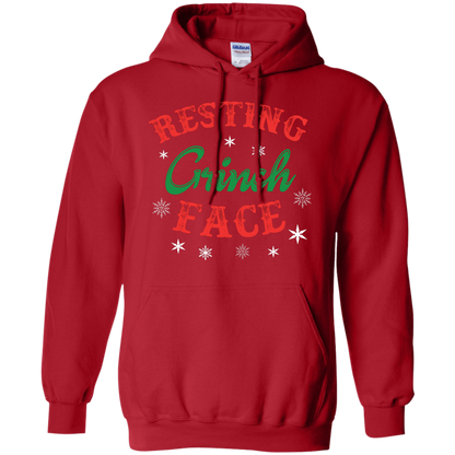 Christmas T-Shirt Resting Grinch Face Red
