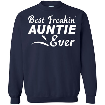 Aunt T-shirt Best Freakin' Auntie Ever Navy