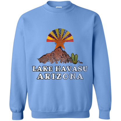 Lake Havasu Arizona T-shirt Flag Inspired Desert Scenery Carolina Blue