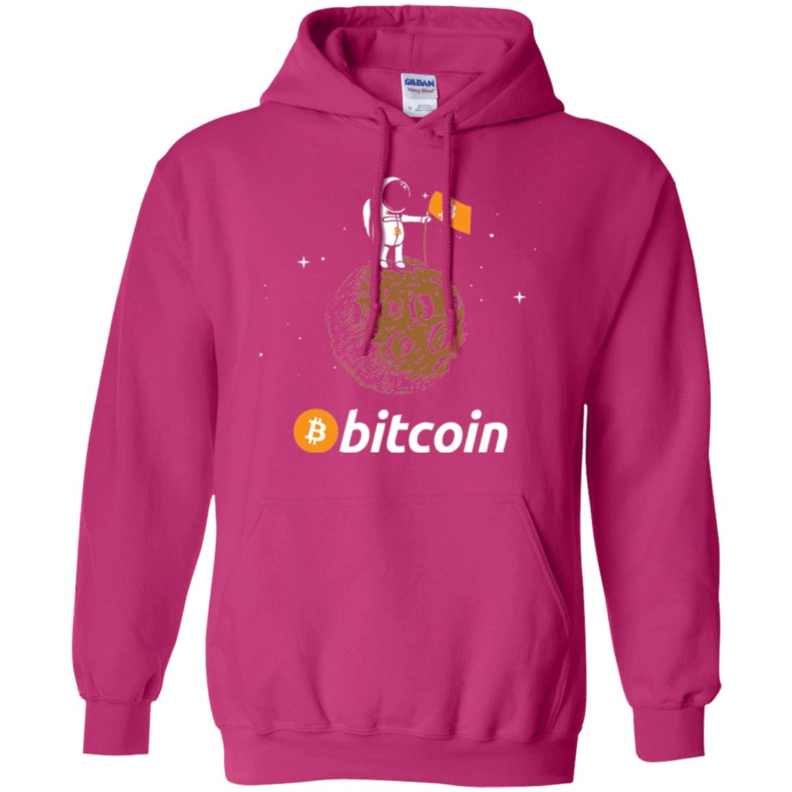 Bitcoin T-shirt Featuring Astronaut Heliconia