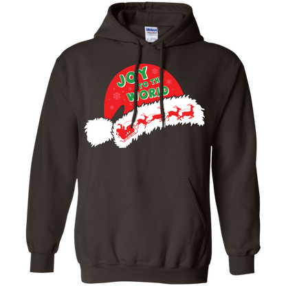 Christmas T-shirt Joy To The World Dark Chocolate