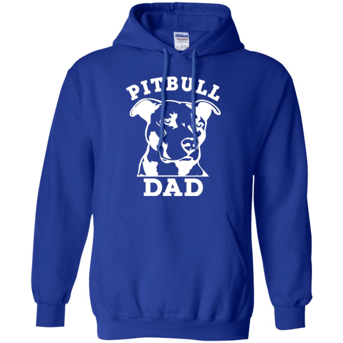 Pit Bull Dad T-shirt Pitbull Lovers Royal