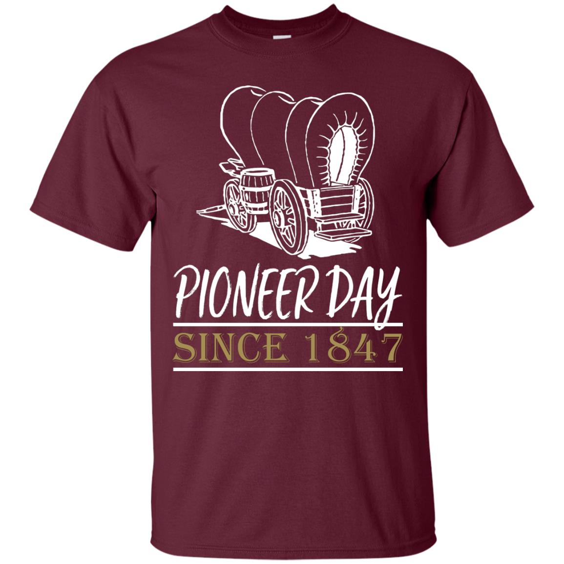 Pioneer Day Since 1847 Shirt Maroon