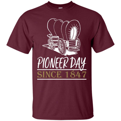 Pioneer Day Since 1847 Shirt Maroon