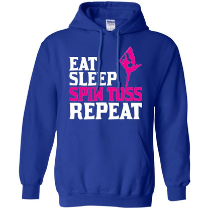 Eat Sleep Spin Toss Repeat Color Guard T-shirt Royal