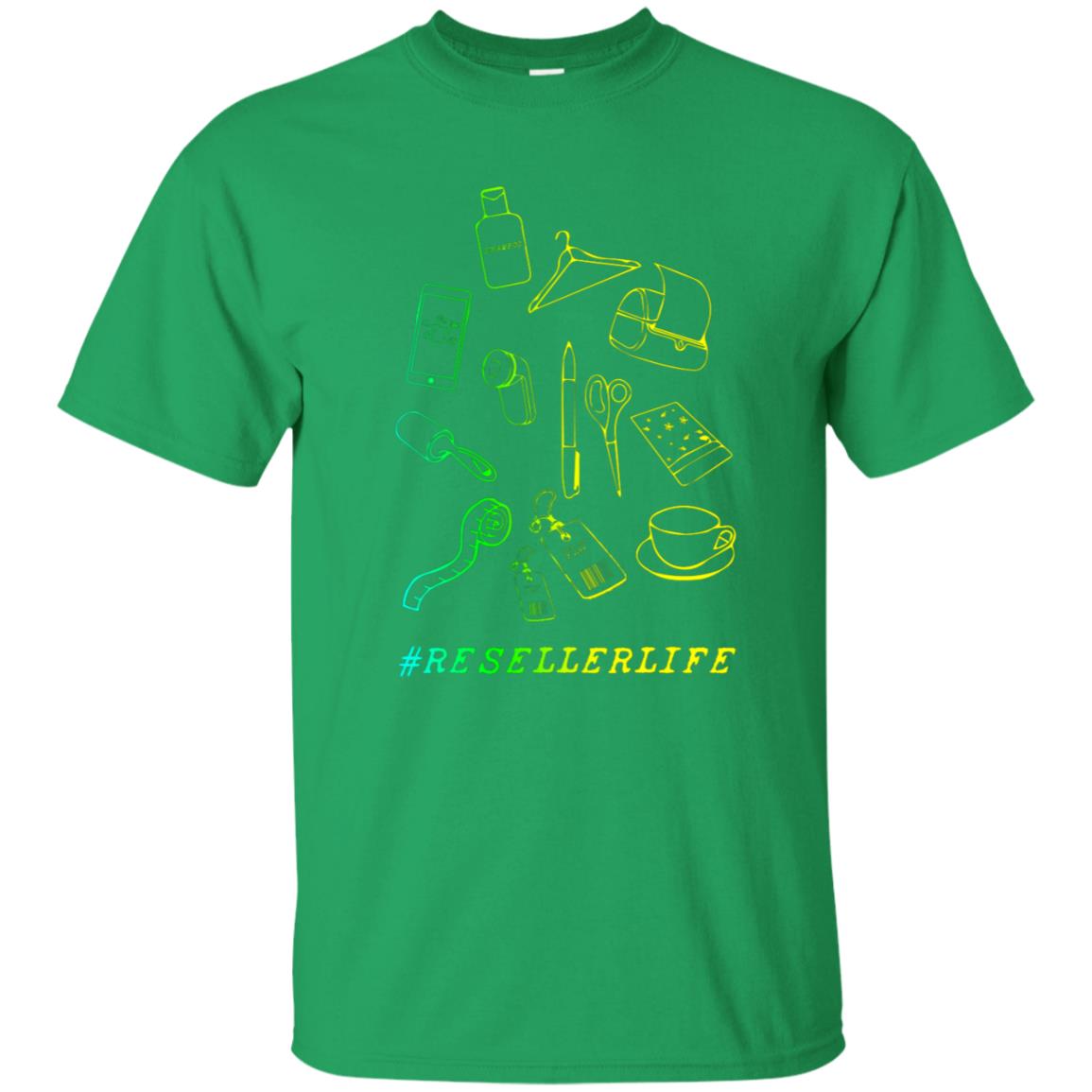 Reseller Life Entrepreneur Self Employed Reselling Gift Shirt Irish Green