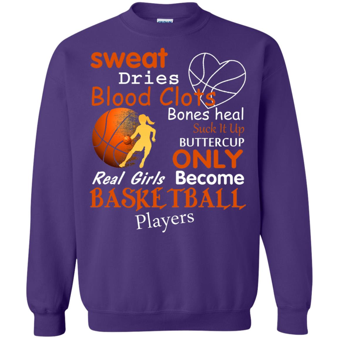 Basketball Shirt Real Girls Become Basketball Players Purple