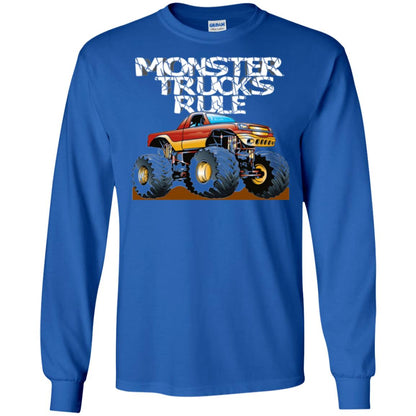 Monster Trucks Rule T-shirt Royal