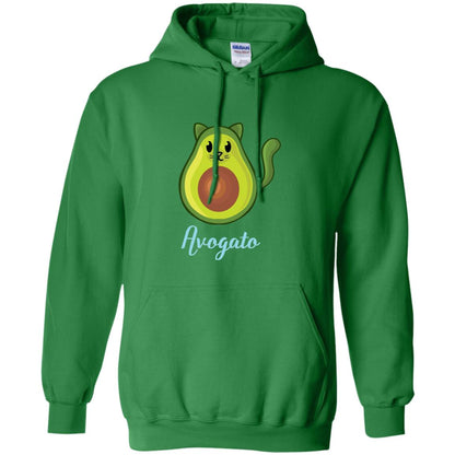 Avogato Avocado Cat Funny Avocato T-shirt Irish Green