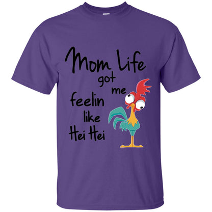 Mom Life Got Me Feelin Like Hei Hei Mommy Shirt Purple